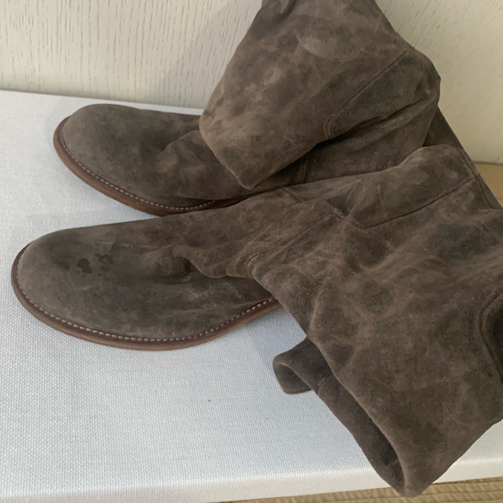Vero Cuoio Match Women’s Brown beige Leather Boots Size 38